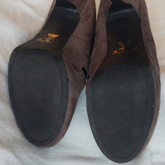 Apostrophe taupe spike heels - Picture 5 of 6